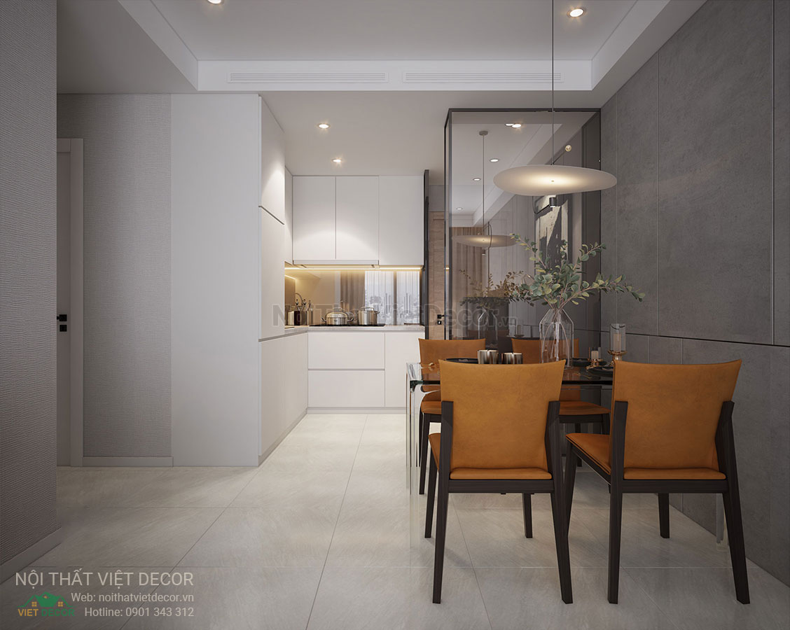 Nội thất Việt Decor thiết kế thi công trang trí nội thất căn hộ 2 phòng ngủ dự án lavida plus quận 7 tp hồ chí minh