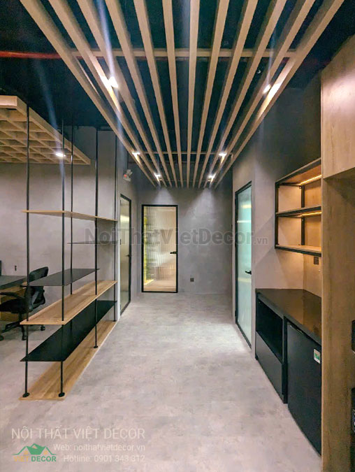 Nội thất Việt Decor thiết kế thi công nội thất, hoàn thiện văn phòng làm việc tòa nhà Cienco4 Building quận 3 thành phố hồ chí minh, tủ bếp