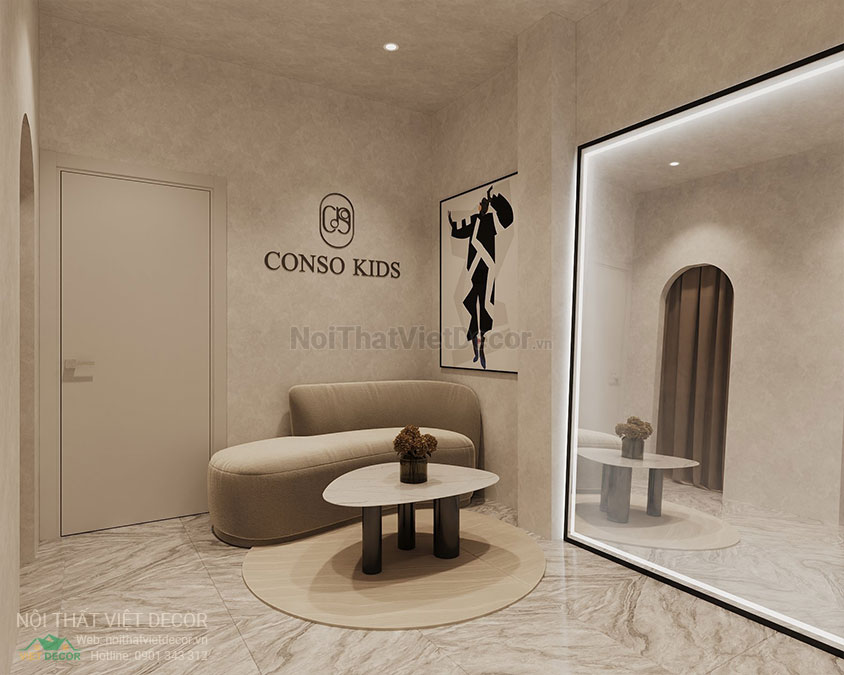 Nội thất Việt Decor hồ sơ thiết kế phương án phối cảnh 3D cửa hàng thời trang consolism quận 1 hồ chí minh