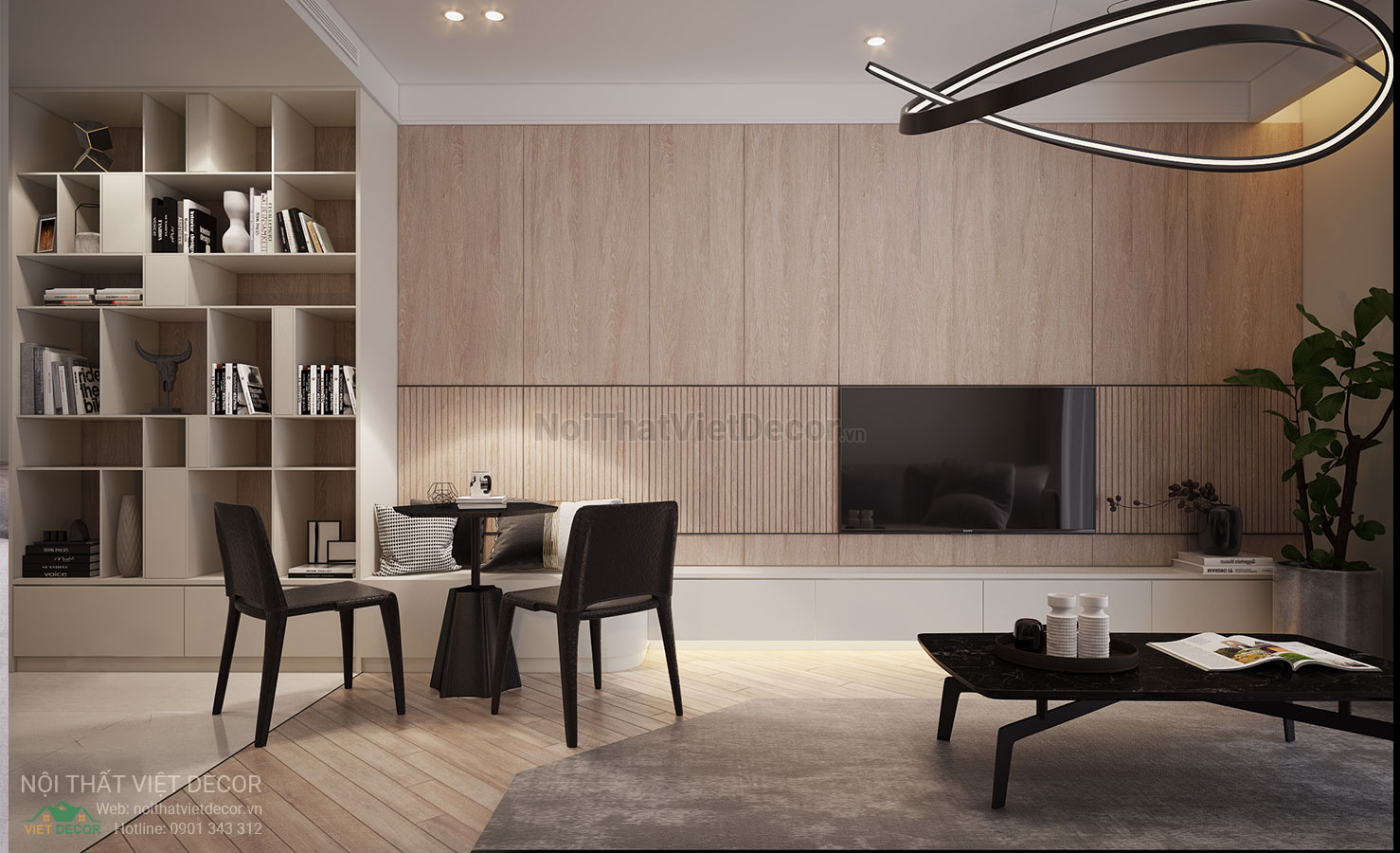 Nội thất Việt Decor thiết kế thi công trang trí nội thất căn hộ studio dự án lavida plus quận 7 tp hồ chí minh