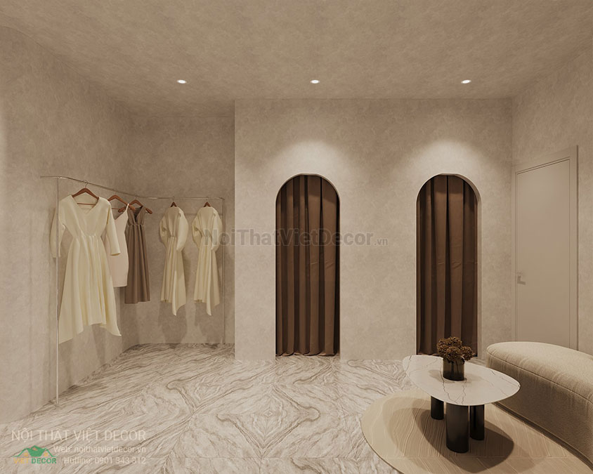 Nội thất Việt Decor hồ sơ thiết kế phương án phối cảnh 3D cửa hàng thời trang consolism quận 1 hồ chí minh