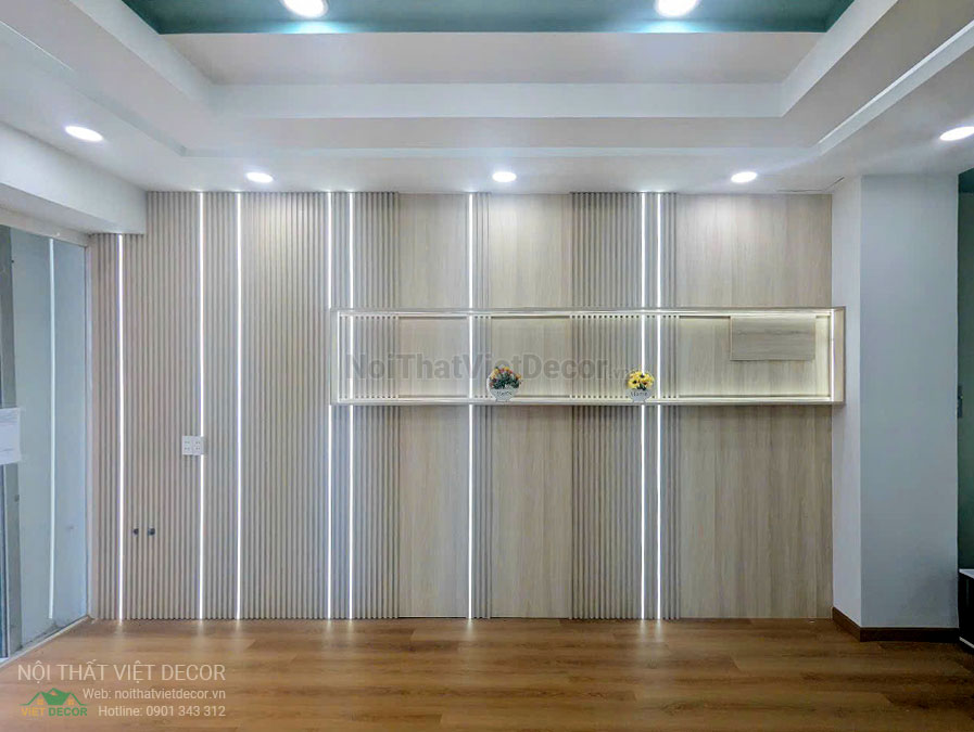 Nội thất Việt Decor thiết kế thi công nội thất, hoàn thiện phòng khám nha khoa Trung Anh Tâm quận 10 thành phố Hồ Chí Minh, vách