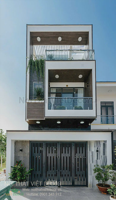 Nội thất Việt Decor thiết kế thi công nội thất nhà phố Long An mặt tiền