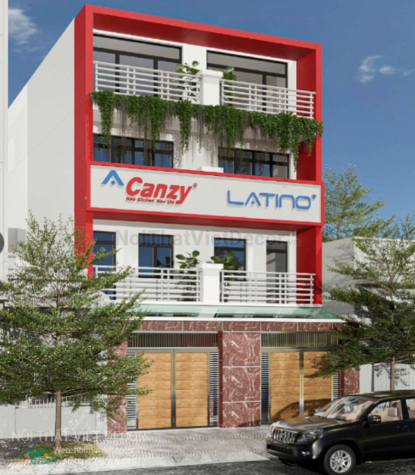Nội thất Việt Decor thiết kế thi công trang trí nội thất showroom trưng bày thiết bị phụ kiện nhà bếp Canzy Miền Nam Tân Phú Thành Phố Hồ Chí Minh