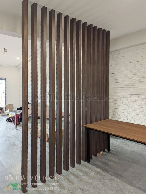 Nội thất Việt Decor thiết kế thi công nội thất, hoàn thiện văn phòng làm việc quận 7 thành phố hồ chí minh, vách ngăn