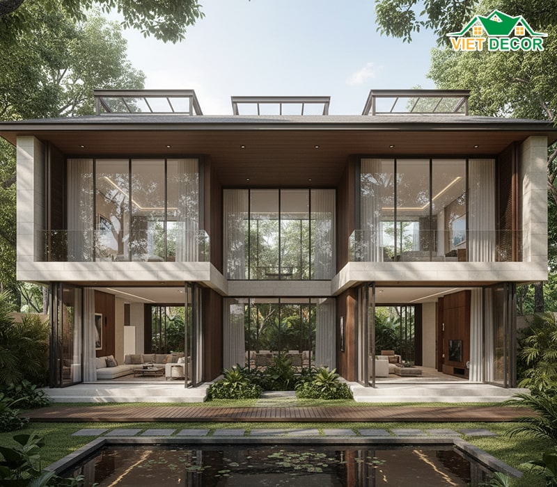 Sự giao thoa giữa kiến trúc và thiên nhiên