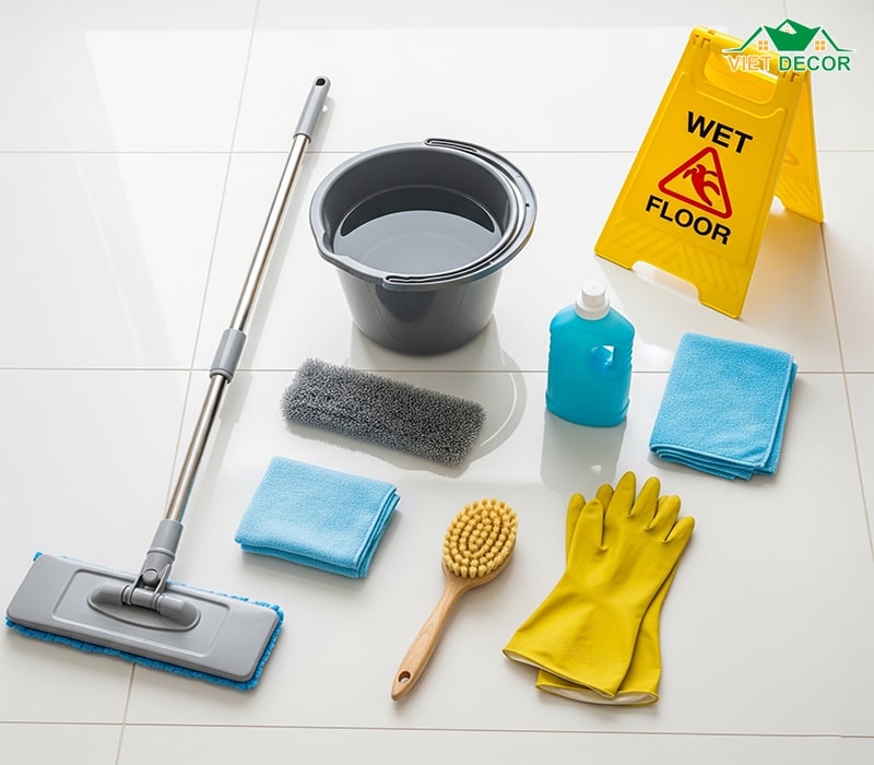 Chuẩn bị dụng cụ và nguyên liệu