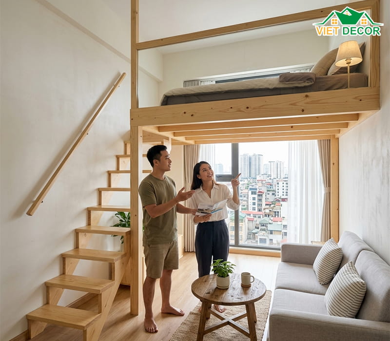 Chung cư có làm gác lửng được không?