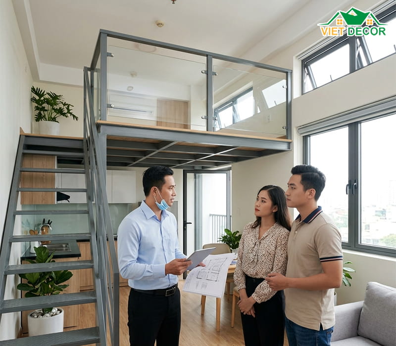 Quy định của Bộ Xây dựng về diện tích và chiều cao tầng lửng