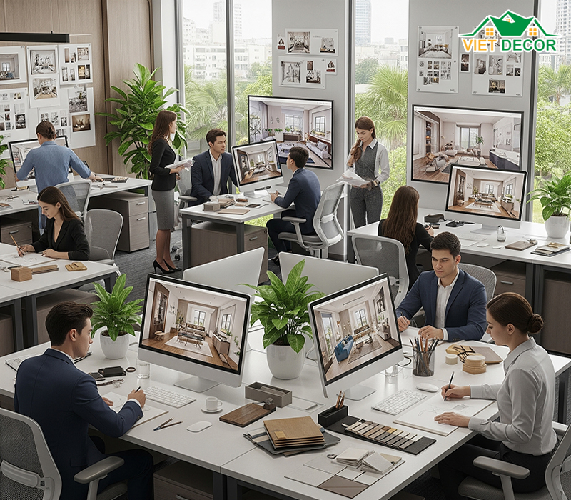 Thiết kế nội thất nhà phố TPHCM
