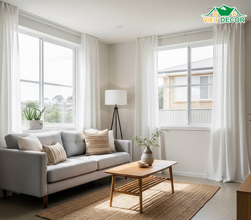 Tỷ lệ kích thước cửa sổ so với diện tích phòng