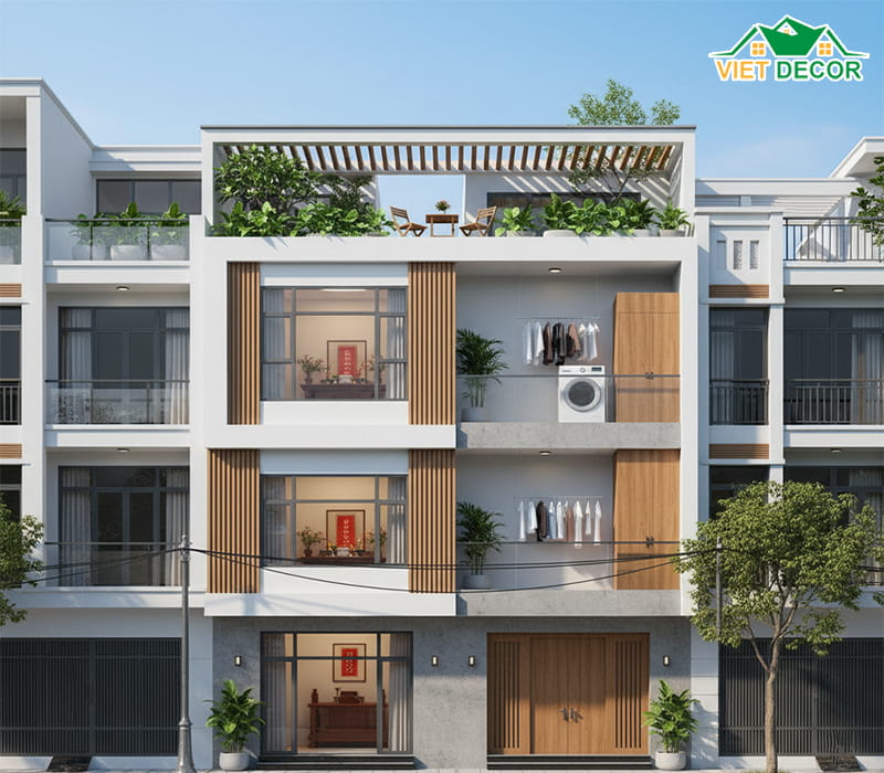 Mặt bằng công năng tầng 3: Khu vực chức năng mở rộng