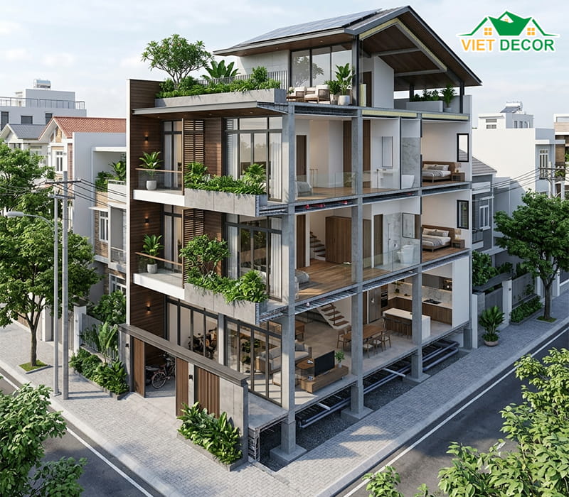 Cách tính diện tích xây dựng tiêu chuẩn