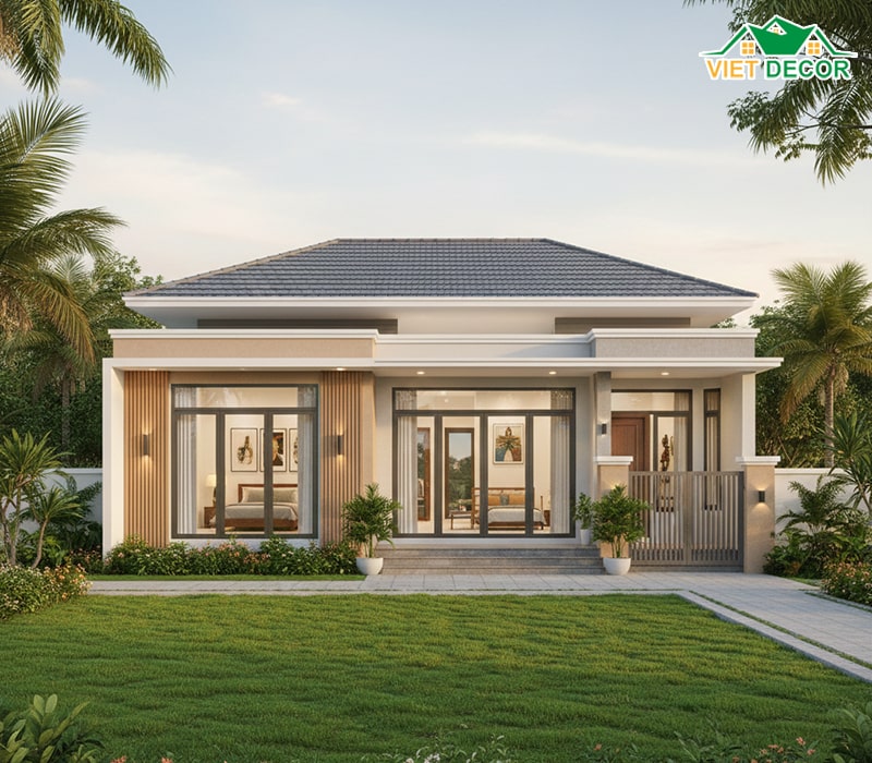 Tại sao mẫu nhà cấp 4 120m2 4 phòng ngủ 1 thờ được ưa chuộng?