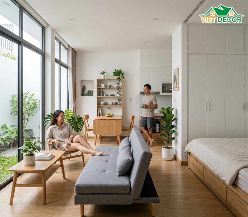 Lựa chọn nội thất thông minh (Multi-functional Furniture)