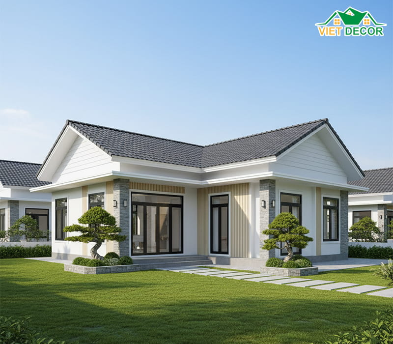 Bí quyết xây nhà mái Nhật 800 triệu không phát sinh chi phí