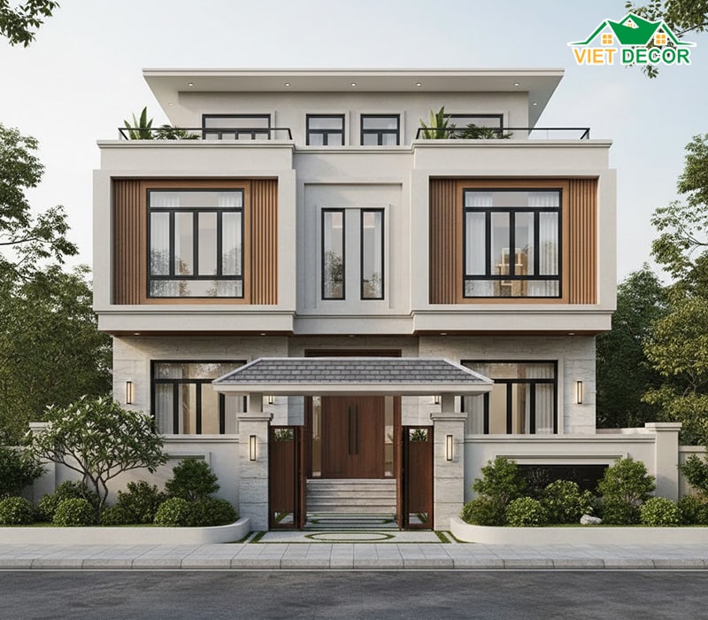 Yếu tố phong thủy cho nhà mặt tiền rộng