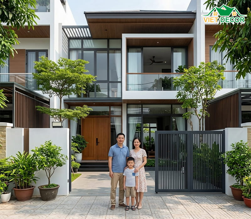 Yếu tố phong thủy cho nhà có mặt tiền rộng