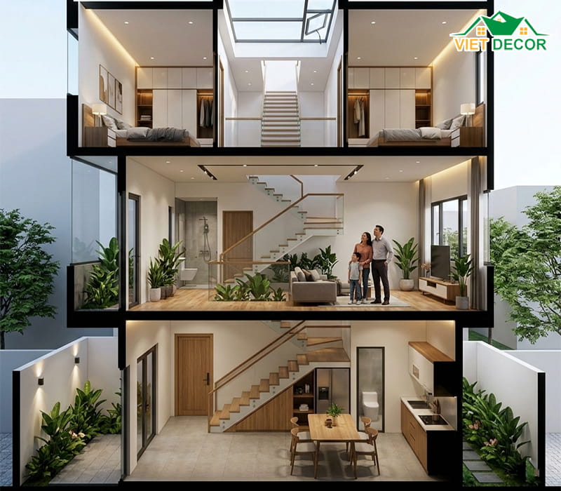 Những điều kiêng kỵ khi thiết kế cầu thang và nhà vệ sinh