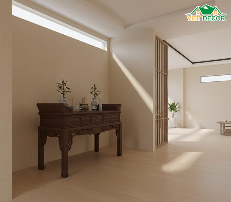 Quy tắc “Tọa cát hướng cát” trong bố trí bàn thờ