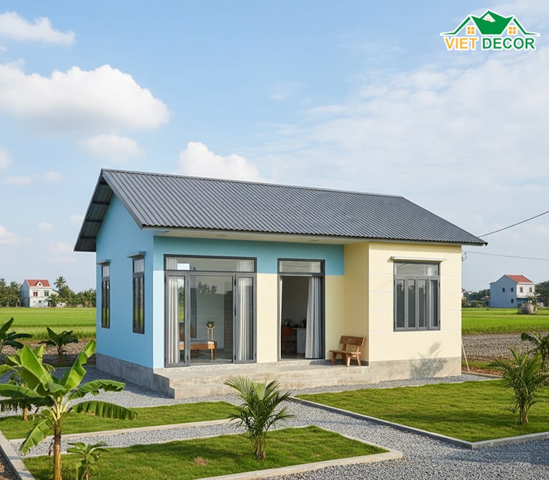 Nhà cấp 4 2 phòng ngủ 200 triệu