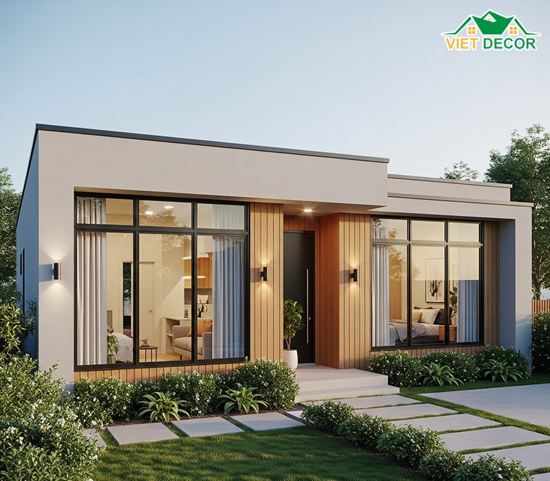 Nhà cấp 4 2 phòng ngủ 70m2