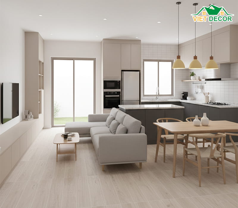 Lựa chọn phong cách nội thất (Minimalism, Scandinavian, hoặc Hiện đại)