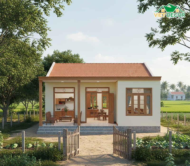 Tại sao nhà cấp 4 nông thôn 3 phòng ngủ giá rẻ trở thành xu hướng?