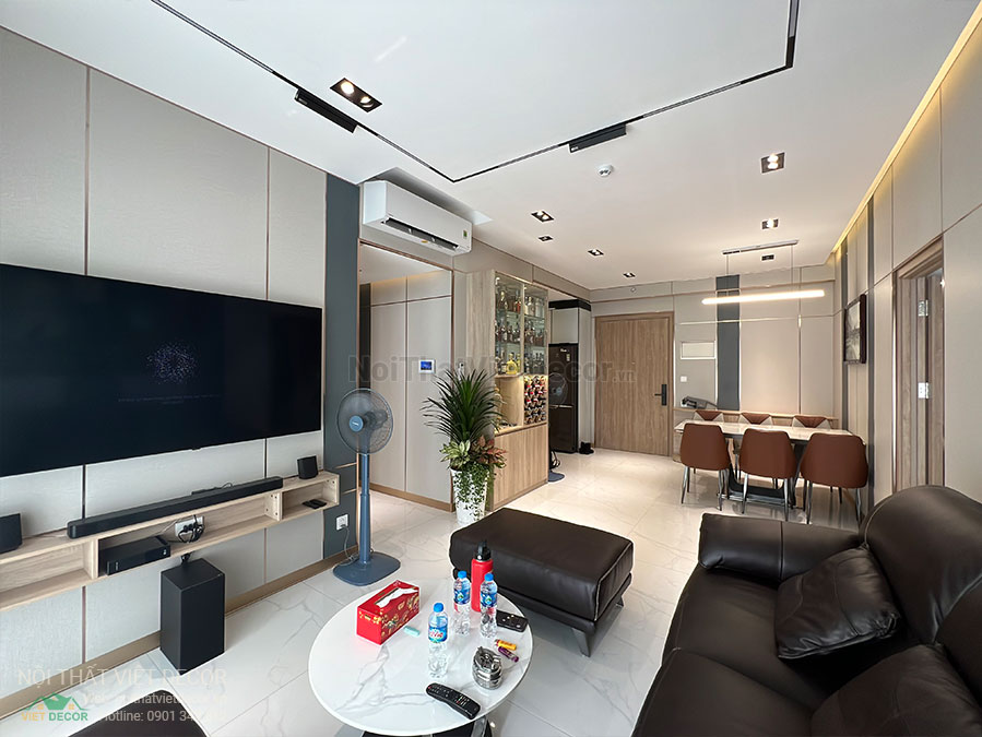 Xưởng sản xuất nội thất gỗ Việt Decor thiết kế thi công trang trí nội thất căn hộ cao cấp