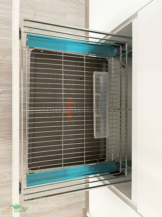 Nội Thất Việt Decor thiết kế thi công trang trí hoàn thiện, nội thất căn hộ 1 phòng ngủ + dự án lavida plus quận 7 tp hồ chí minh, phụ kiện tủ bếp giá chén bát