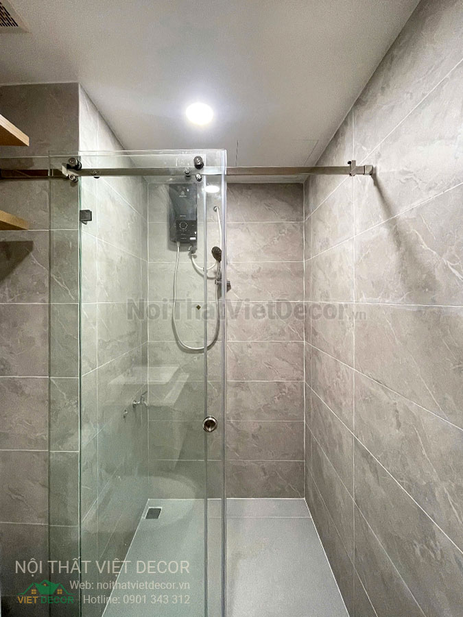 Nội Thất Việt Decor thiết kế thi công trang trí hoàn thiện, nội thất căn hộ 1 phòng ngủ + dự án lavida plus quận 7 tp hồ chí minh, nhà vệ sinh