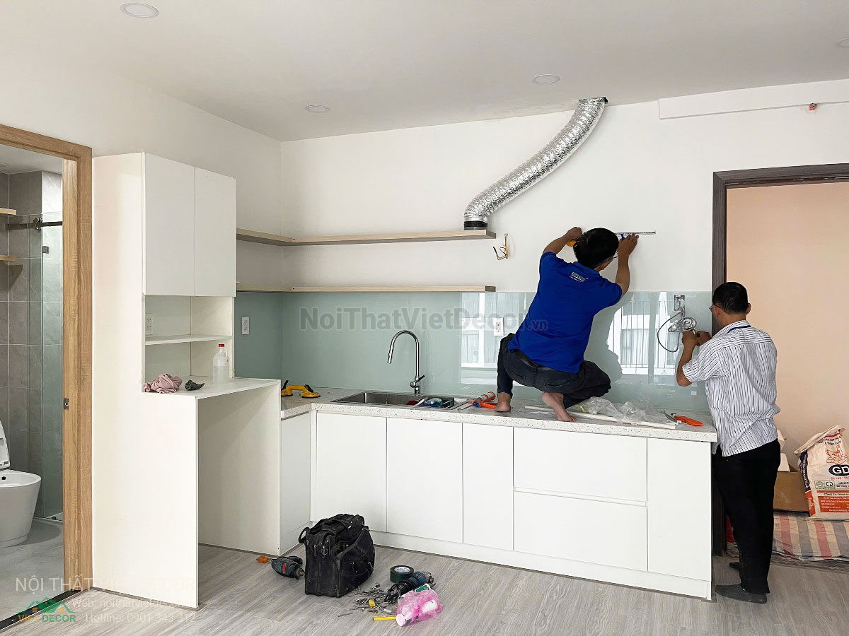 Nội Thất Việt Decor thiết kế thi công trang trí hoàn thiện, nội thất căn hộ 1 phòng ngủ + dự án lavida plus quận 7 tp hồ chí minh