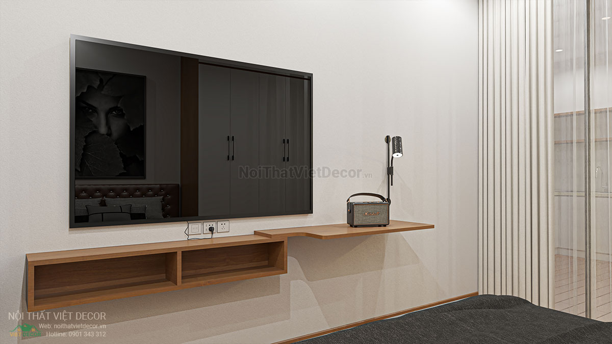 Nội Thất Việt Decor thiết kế thi công trang trí nội thất căn hộ 1 phòng ngủ + dự án lavida plus quận 7 tp hồ chí minh phòng ngủ 2