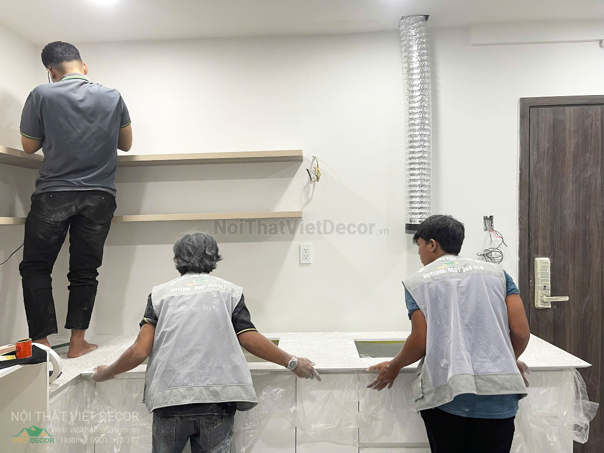 Nội Thất Việt Decor thiết kế thi công trang trí hoàn thiện, nội thất căn hộ 1 phòng ngủ + dự án lavida plus quận 7 tp hồ chí minh