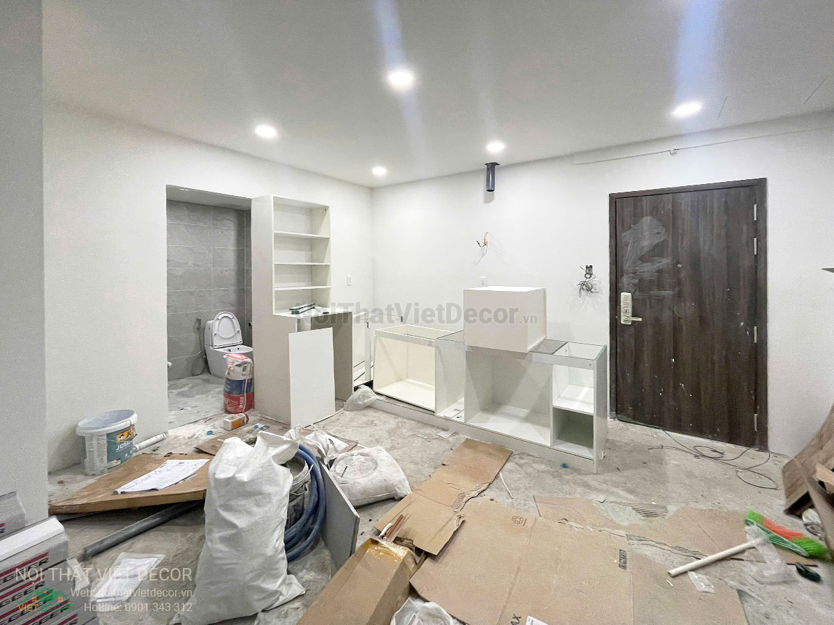 Nội Thất Việt Decor thiết kế thi công trang trí hoàn thiện, nội thất căn hộ 1 phòng ngủ + dự án lavida plus quận 7 tp hồ chí minh