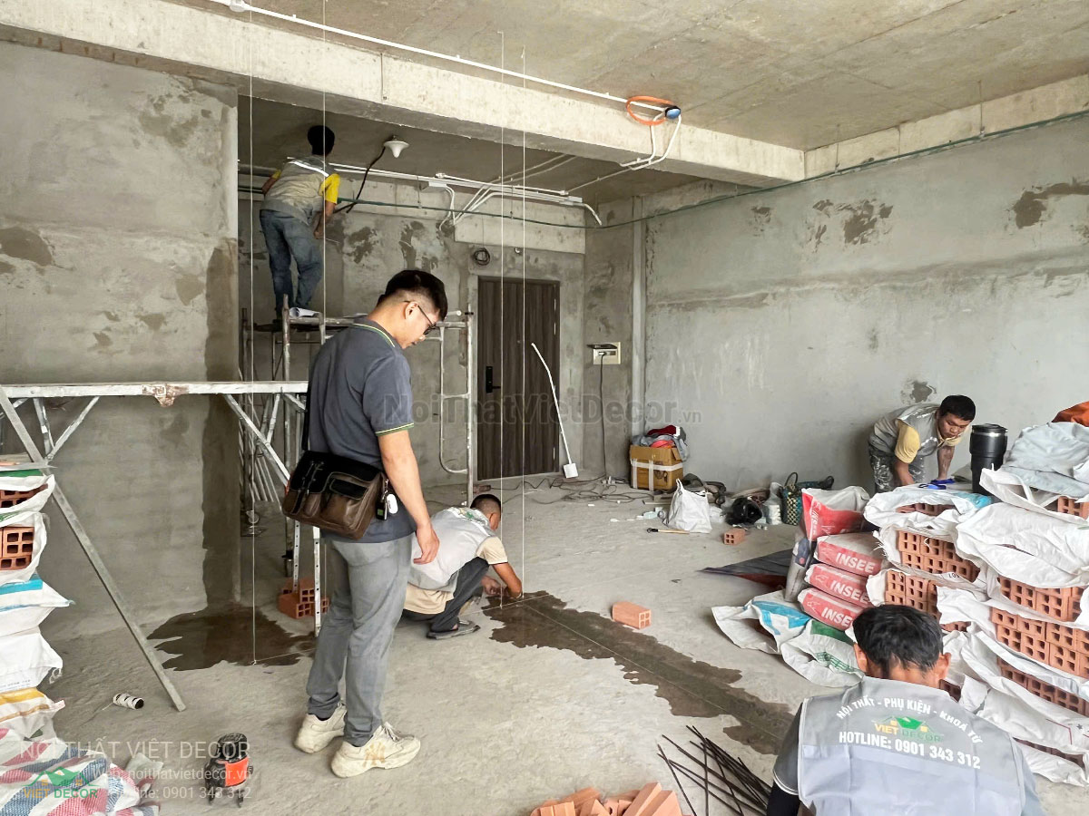 Nội Thất Việt Decor thiết kế thi công trang trí hoàn thiện, nội thất căn hộ 1 phòng ngủ + dự án lavida plus quận 7 tp hồ chí minh