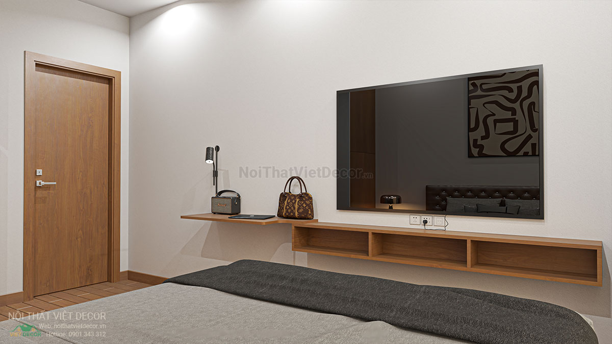 Nội Thất Việt Decor thiết kế thi công trang trí nội thất căn hộ 1 phòng ngủ + dự án lavida plus quận 7 tp hồ chí minh phòng ngủ 1