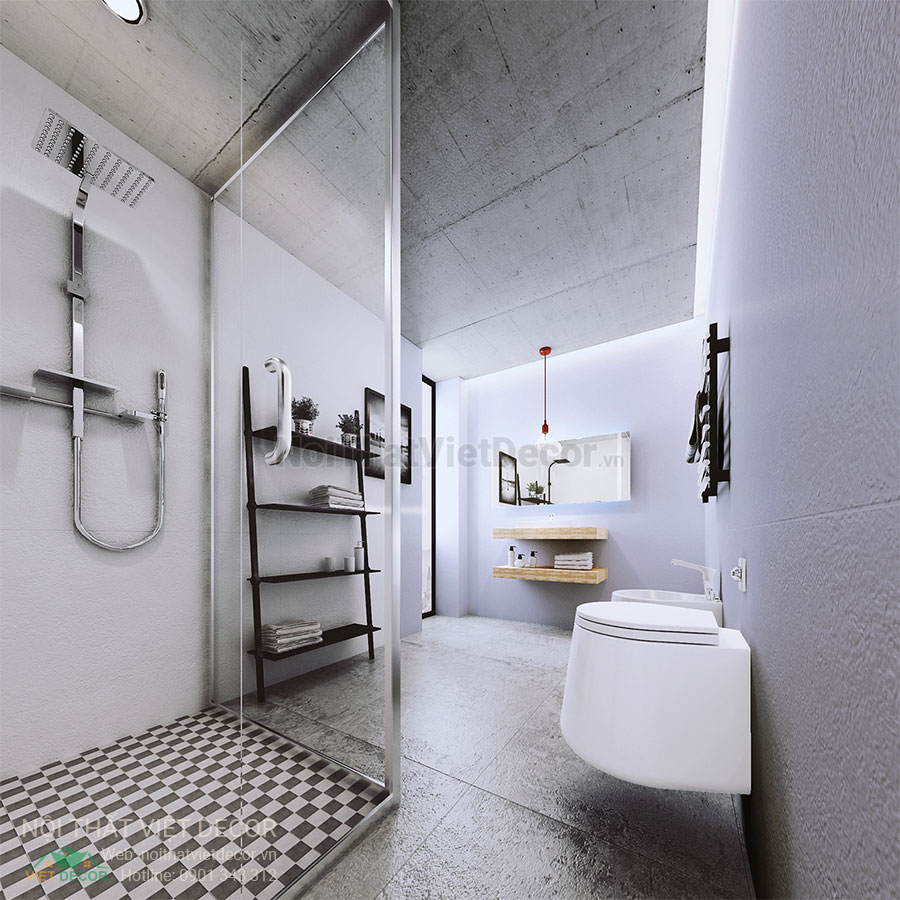 Nội Thất Việt Decor thiết kế thi công nội thất nhà phố phong cách công nghiệp industrial style