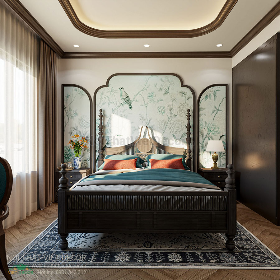 Nội Thất Việt Decor thiết kế thi công nội thất nhà phố phong cách đông dương indochine