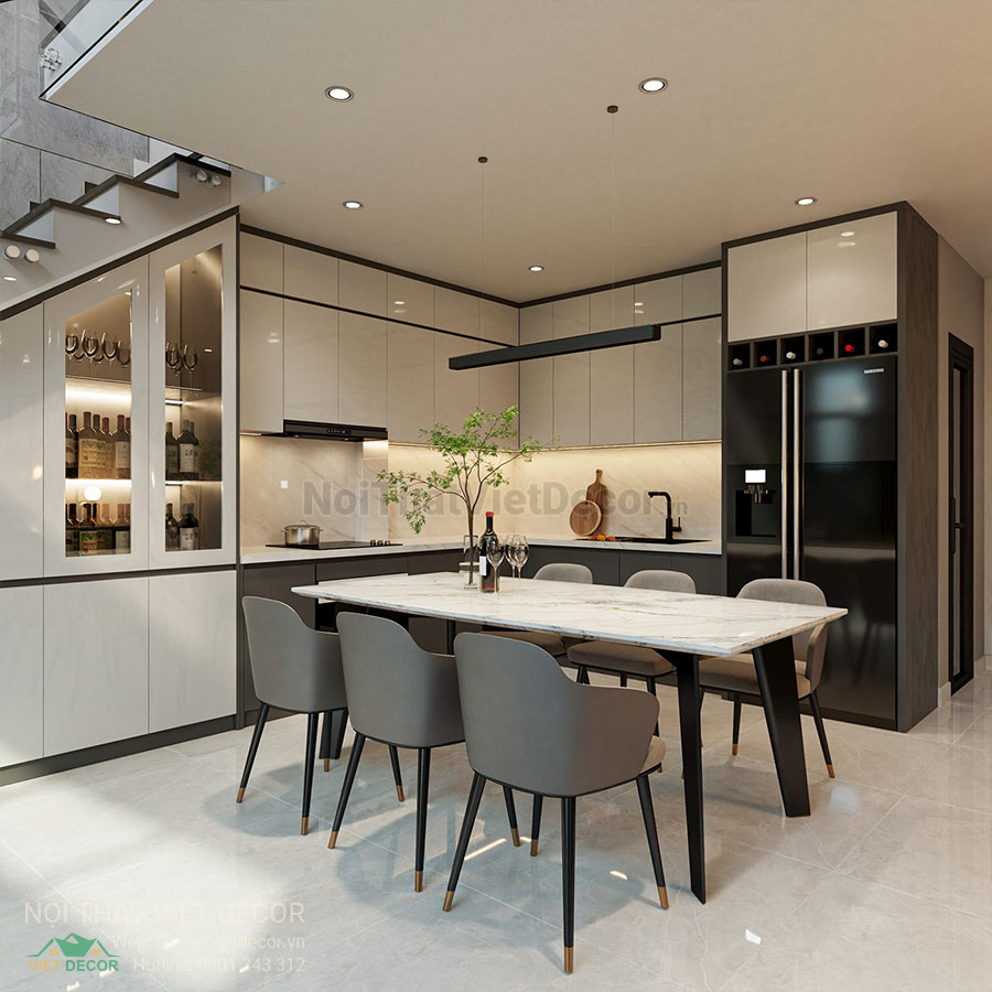 Nội Thất Việt Decor thiết kế thi công nội thất nhà phố phong cách hiện đại modern