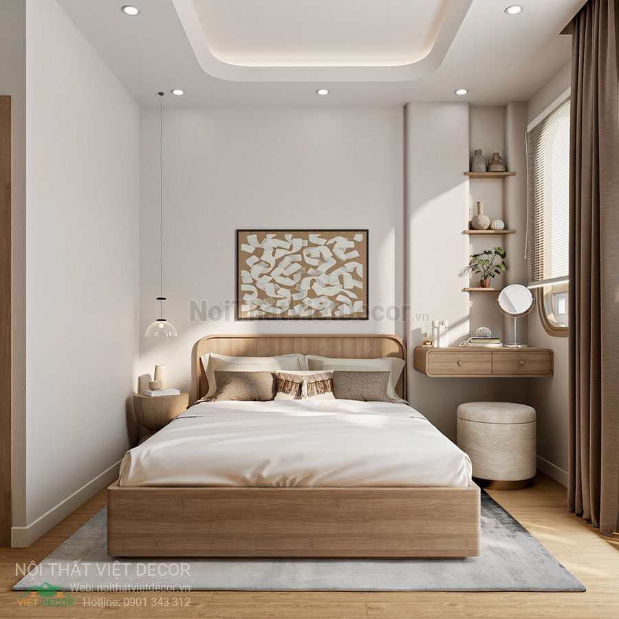 Nội Thất Việt Decor thiết kế thi công nội thất nhà phố phong cách Nhật Bản japandi kết hợp Bắc Âu scandinavian