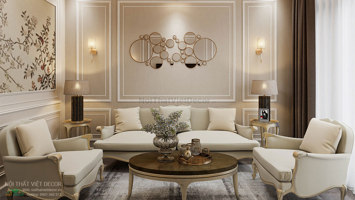 Nội Thất Việt Decor thiết kế thi công nội thất nhà phố phong cách tân cổ điển sang trọng luxury