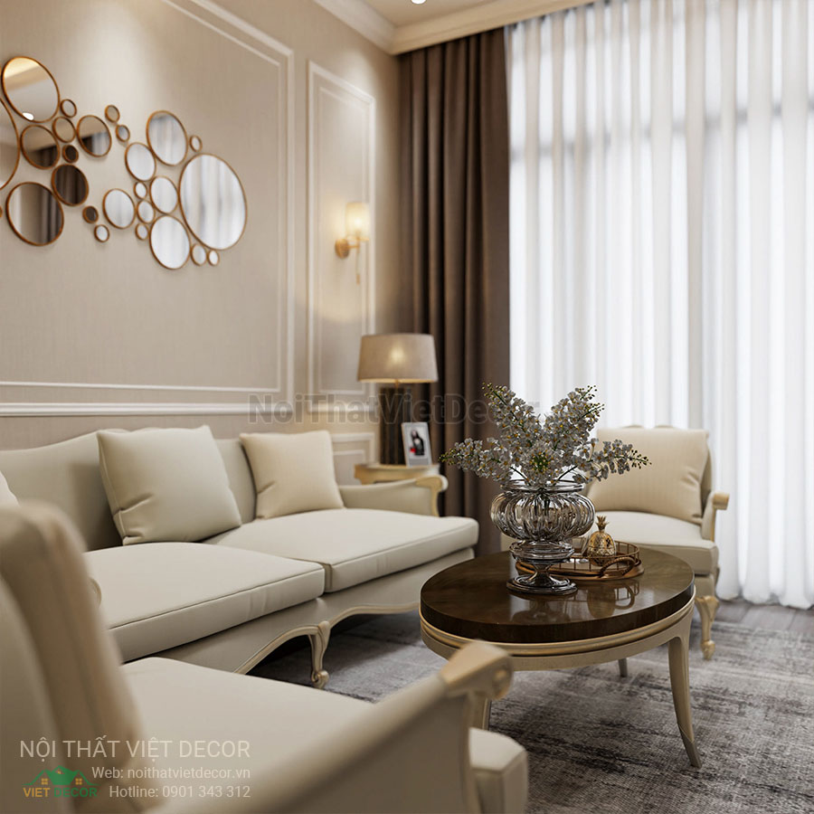 Nội Thất Việt Decor thiết kế thi công nội thất nhà phố phong cách tân cổ điển sang trọng luxury