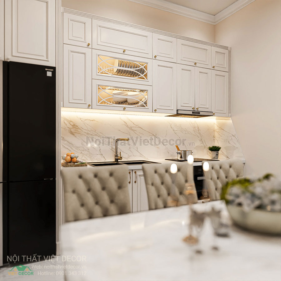 Nội Thất Việt Decor thiết kế thi công nội thất nhà phố phong cách tân cổ điển sang trọng luxury