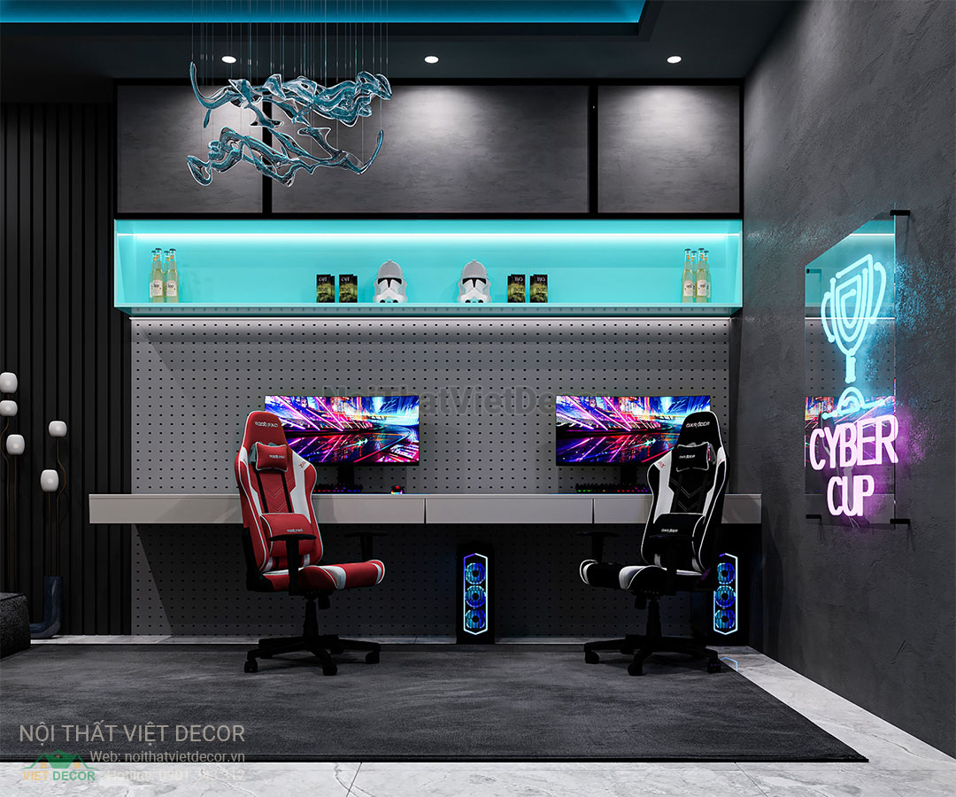 Nội Thất Việt Decor thiết kế thi công nội thất phòng phong cách gaming room