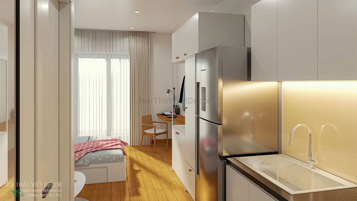 Nội Thất Việt Decor thiết kế thi công nội thất căn hộ officetel dự án Lavida Plus quận 7 thành phố Hồ Chí Minh