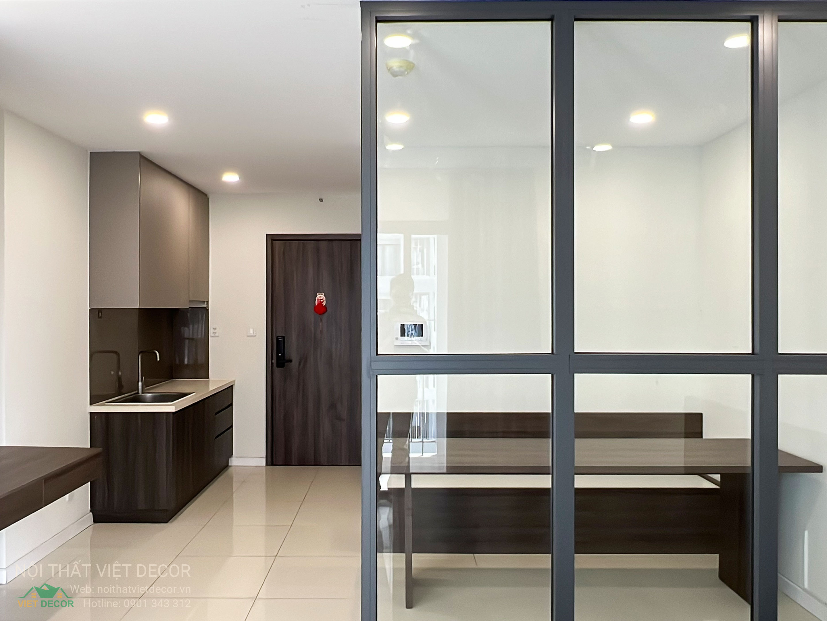 Nội thất Việt Decor thiết kế thi công nội thất căn hộ officetel chung cư Lavida Plus phường Tân Hừng Tp HCM