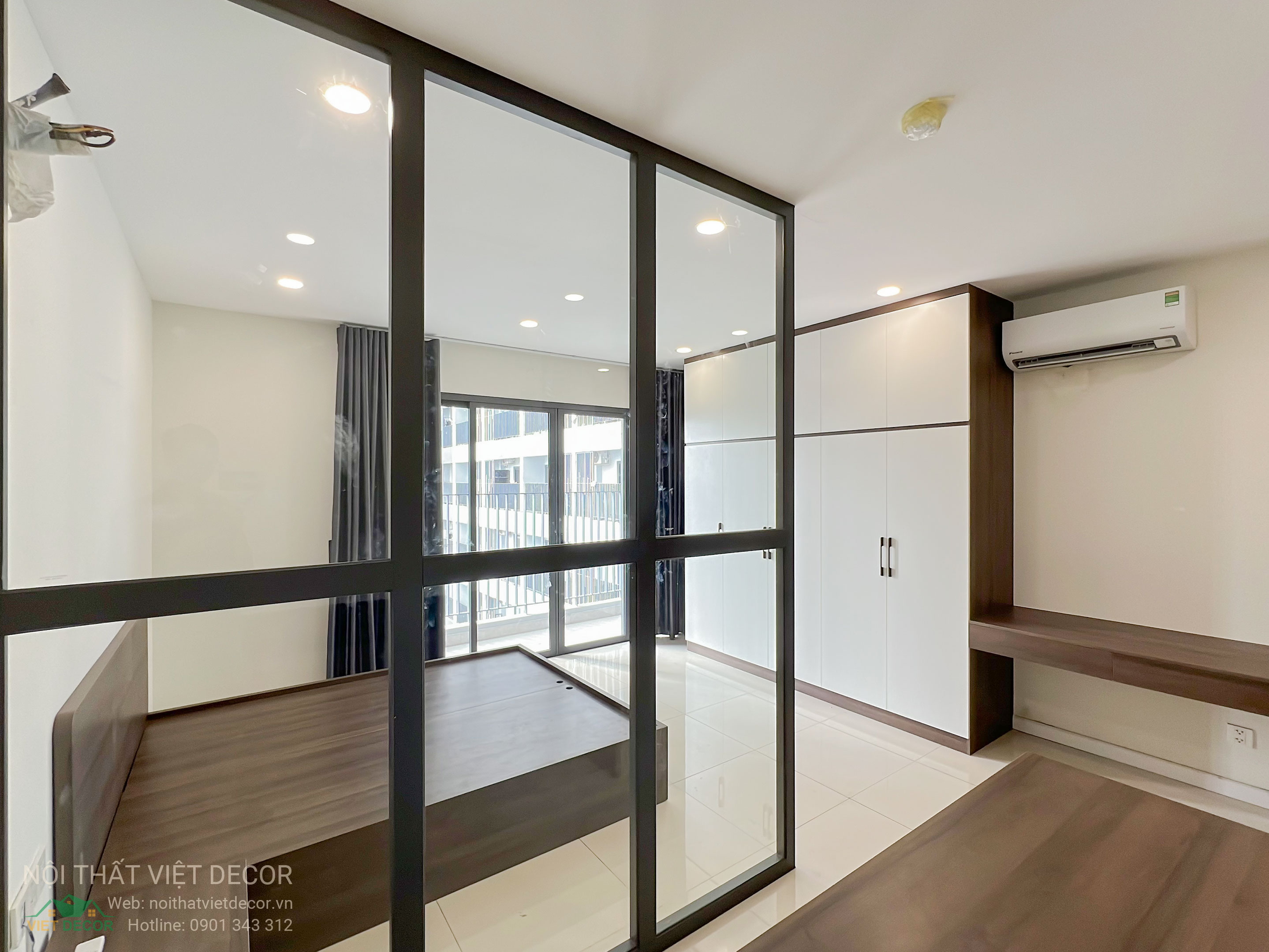 Nội thất Việt Decor thiết kế thi công nội thất căn hộ officetel chung cư Lavida Plus phường Tân Hừng Tp HCM