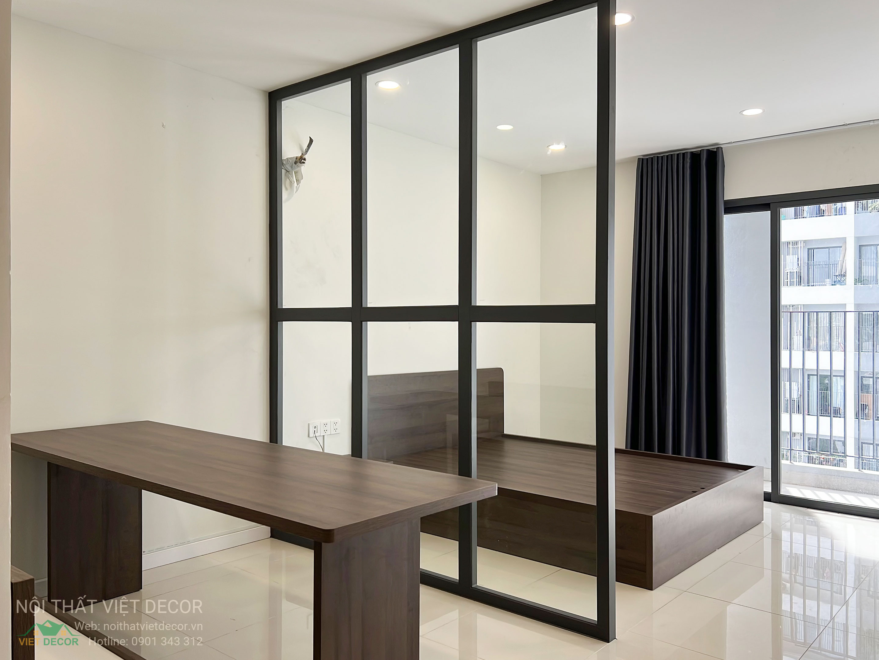 Nội thất Việt Decor thiết kế thi công nội thất căn hộ officetel chung cư Lavida Plus phường Tân Hừng Tp HCM