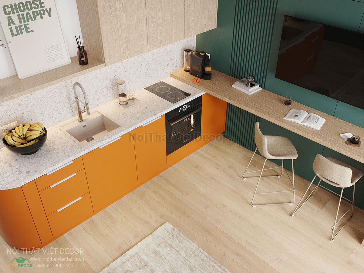 Nội Thất Việt Decor thiết kế thi công nội thất căn hộ phong cách color block